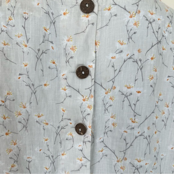 Cynthia Rowley linen top size S - Picture 4 of 7